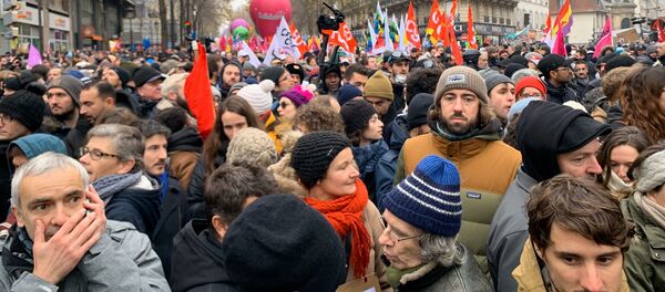 Manifestation contre la réforme des retraites à Paris, 5 décembre 2019 - Sputnik Afrique