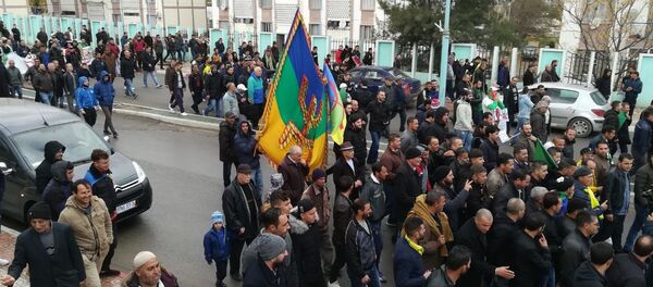 Grève générale dans la wilaya de Bouira contre l'élection présidentielle, 10 décembre 2019 - Sputnik Afrique