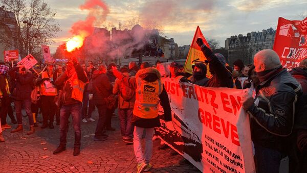 La grève générale à Paris, 10 décembre 2019 - Sputnik Afrique