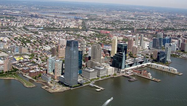 Jersey City from a helicopter. - Sputnik Afrique