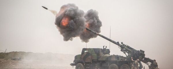 Un camion militaire d’artillerie Caesar - Sputnik Afrique