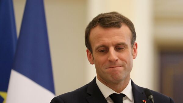 Emmanuel Macron, Président de la République française. - Sputnik Afrique