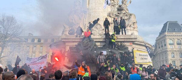 La grève générale à Paris, 17 décembre 2019 - Sputnik Afrique