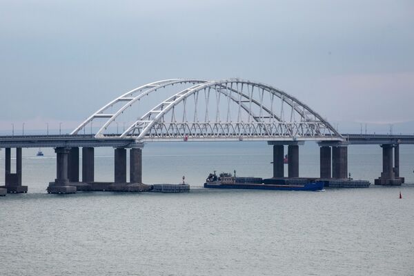 Pont de Crimée: le chantier de construction est terminé
 - Sputnik Afrique