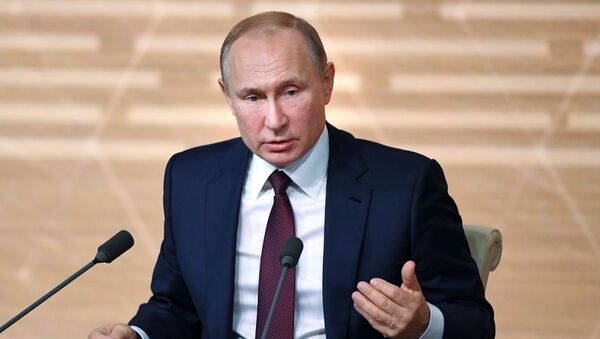 Ежегодная большая пресс-конференция президента РФ В. Путина - Sputnik Afrique