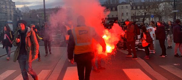 Manifestation contre la réforme des retraites à Paris, 19 décembre 2019 - Sputnik Afrique