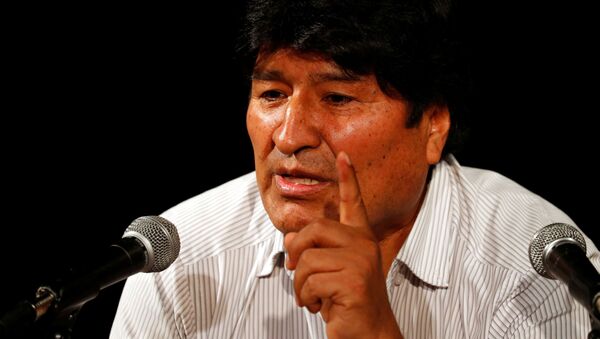 Evo Morales lors d'une conférence de presse à Buenos Aires - Sputnik Afrique