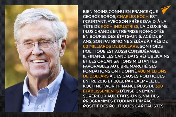 Soros et Koch: deux milliardaires alliés contre les «sociétés closes» Soros et Koch: deux milliardaires alliés contre les «sociétés closes» - Sputnik Afrique