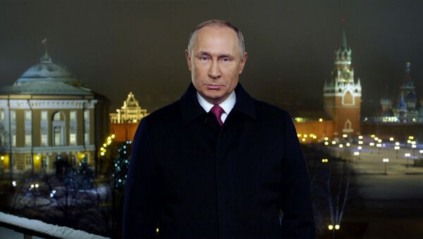 Poutine présente à ses compatriotes ses vœux du Nouvel An - Sputnik Afrique