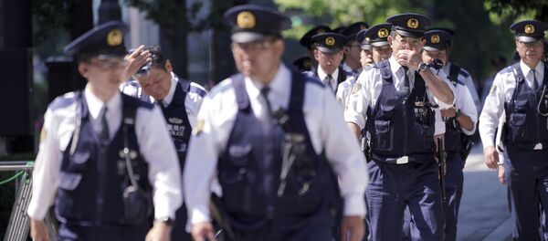 La police japonaise  - Sputnik Afrique