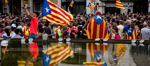 Protestas en Barcelona - Sputnik Afrique