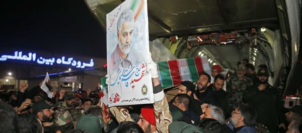 hommage au général iranien Qassem Soleimani à Ahvaz - Sputnik Afrique
