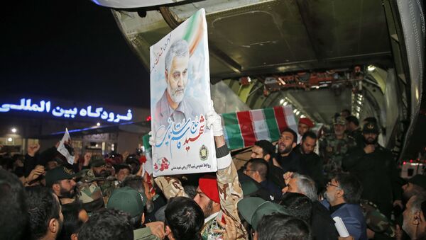 hommage au général iranien Qassem Soleimani à Ahvaz - Sputnik Afrique