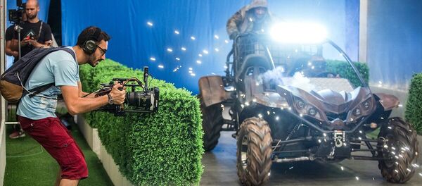 Lors du tournage du film Nous d'Hamlet Dulyan - Sputnik Afrique