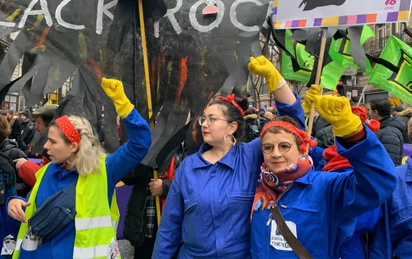 Manifestation contre la réforme des retraites, 9 janvier 2020 Manifestation contre la réforme des retraites, 9 janvier 2020 - Sputnik Afrique