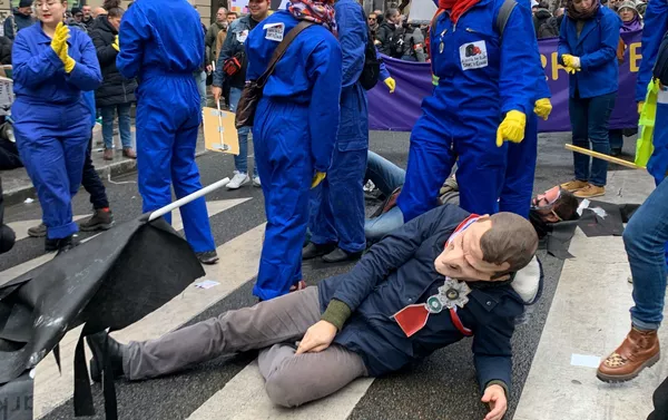 Manifestation contre la réforme des retraites, 9 janvier 2020 Manifestation contre la réforme des retraites, 9 janvier 2020 - Sputnik Afrique