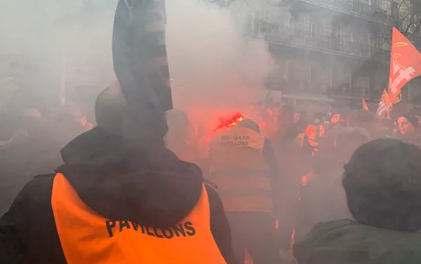 Manifestation contre la réforme des retraites, 9 janvier 2020 Manifestation contre la réforme des retraites, 9 janvier 2020 - Sputnik Afrique