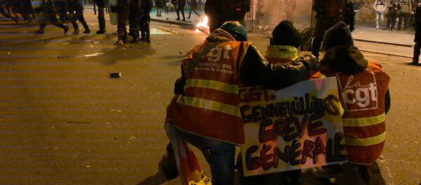 38e journée de grève à Paris, le 11 janvier  - Sputnik Afrique