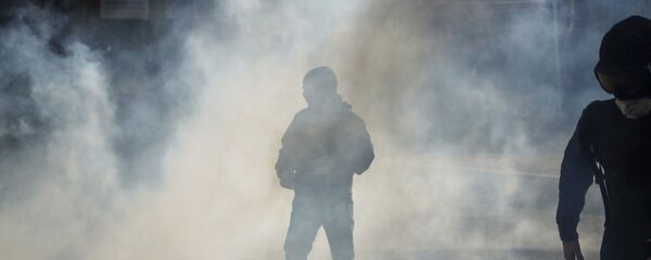 Du gaz lacrymogène à Lyon le 9 janvier 2020 - Sputnik Afrique