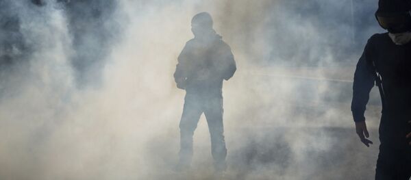 Du gaz lacrymogène à Lyon le 9 janvier 2020 - Sputnik Afrique