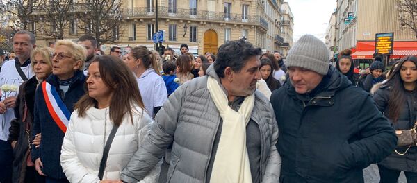 Une marche blanche à Levallois-Perret en hommage à Cédric Chouviat - Sputnik Afrique