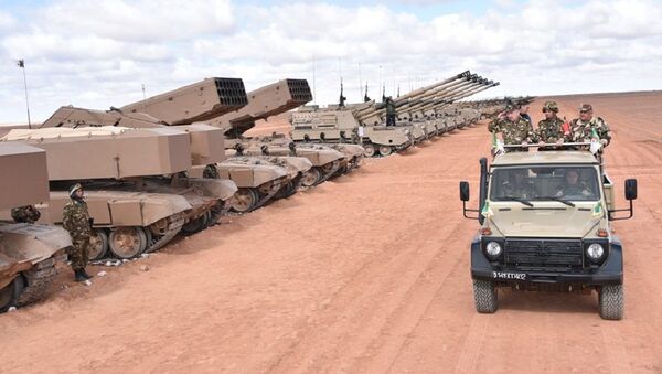 Manoeuvres avec munitions réelles «Borkane 2020» en 4e région militaire à Ouargla - Sputnik Afrique