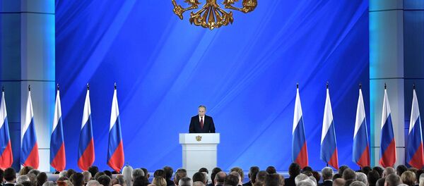 Vladimir Poutine adresse son discours annuel à l'Assemblée fédérale, le 15 janvier 2020 - Sputnik Afrique