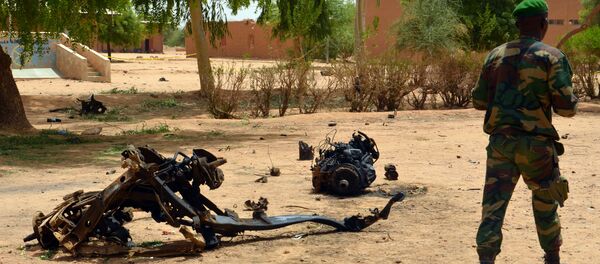 Sur les lieux de l'explosion d'un terroriste-kamikaze au Niger, archives - Sputnik Afrique