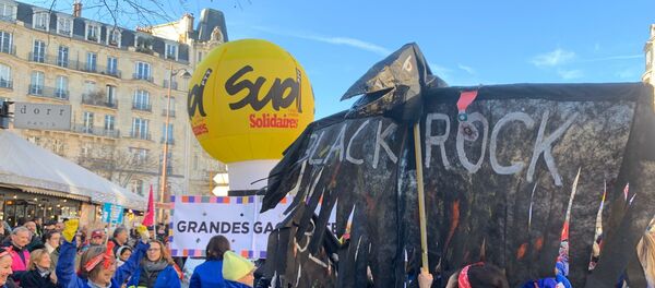 Réforme des retraites: la sixième journée de manifestations à Paris, le 16 janvier 2020 - Sputnik Afrique
