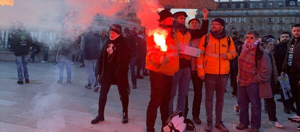 L'acte 62 des Gilets jaunes à Paris, le 18 janvier 2020 - Sputnik Afrique