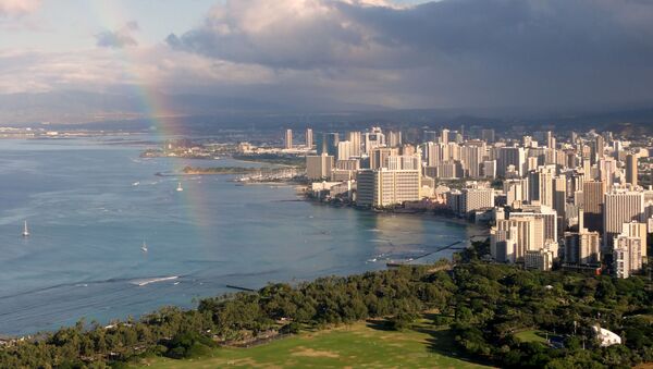 Waikiki view from Diamond Head - Oahu, Hawaii - Sputnik Afrique
