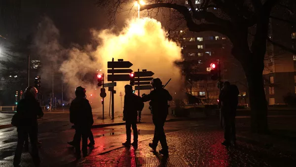 Police/Emeute/manifestation justice pour Theo, 16 février 2017 - Sputnik Afrique