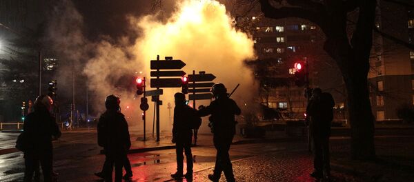 Police/Emeute/manifestation justice pour Theo, 16 février 2017 - Sputnik Afrique