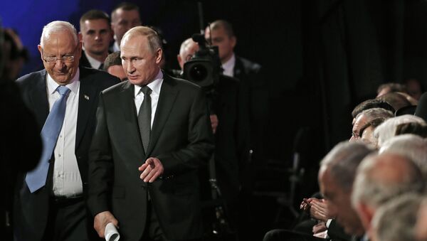 Vladimir Poutine à Jérusalem - Sputnik Afrique