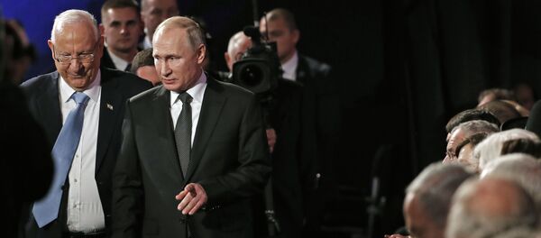 Vladimir Poutine à Jérusalem - Sputnik Afrique