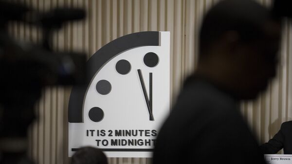 L’horloge de la fin du monde (archive photo) - Sputnik Afrique