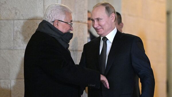 Рабочий визит президента РФ В. Путина в Государство Палестина - Sputnik Afrique