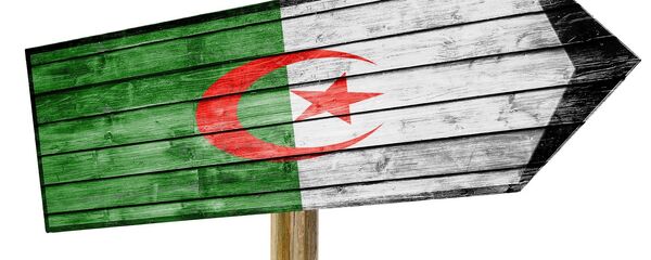 Panneau drapeau algérien - Sputnik Afrique