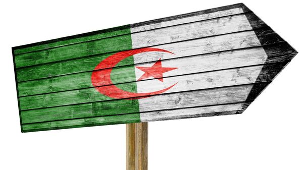 Panneau drapeau algérien - Sputnik Afrique