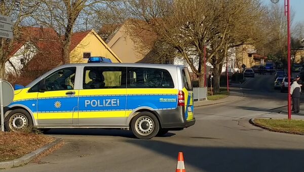 Une voiture de police près du lieu de la fusillade à Rot am See - Sputnik Afrique