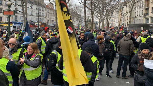 La 63e mobilisation des Gilets jaunes à Paris - Sputnik Afrique