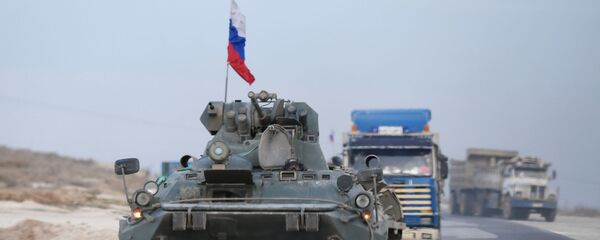 Une patrouille de la police militaire russe en Syrie (archive photo) Une patrouille de la police militaire russe en Syrie (archive photo) - Sputnik Afrique