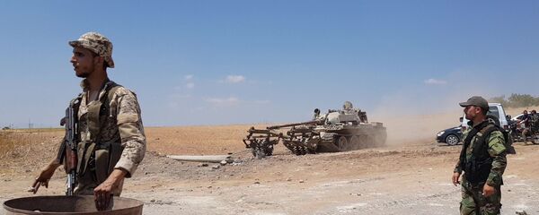 Des soldats syriens dans le gouvernorat d'Idlib (archive photo) Des soldats syriens dans le gouvernorat d'Idlib (archive photo) - Sputnik Afrique