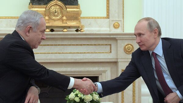 Встреча президента РФ В. Путина с премьер-министром Израиля Б. Нетаньяху - Sputnik Afrique