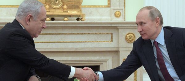 Встреча президента РФ В. Путина с премьер-министром Израиля Б. Нетаньяху - Sputnik Afrique