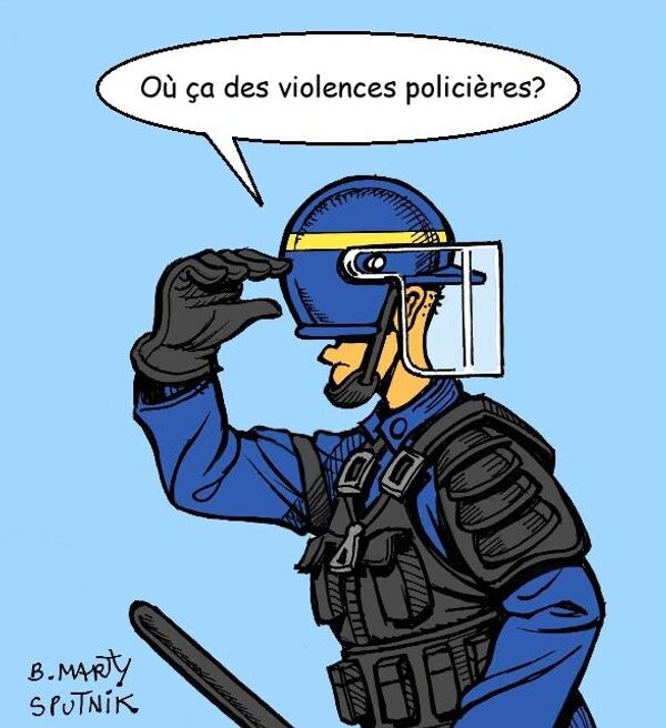 «Macron s’est lamentablement planté», la photo qui fait hurler policiers comme opposants «Macron s’est lamentablement planté», la photo qui fait hurler policiers comme opposants - Sputnik Afrique