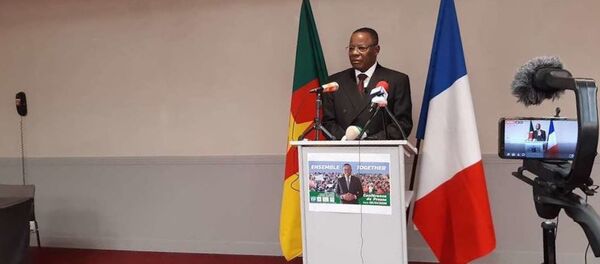 Maurice Kamto à Paris lors de la conférence de presse qu'il a donnée le 30 janvier 2020. Maurice Kamto à Paris lors de la conférence de presse qu'il a donnée le 30 janvier 2020. - Sputnik Afrique