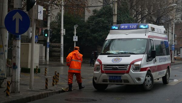 An ambulance in Wuhan, China - Sputnik Afrique