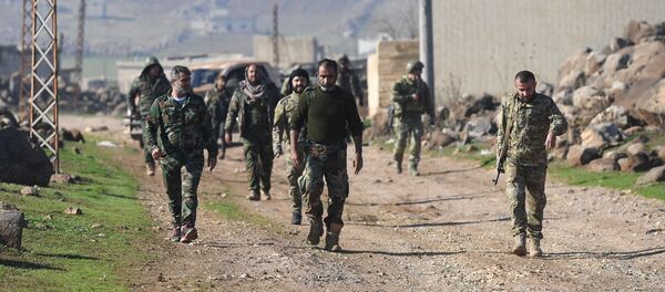 Syrische Regierungstruppen in der Provinz Idlib am 20. Dezember 2019 - Sputnik Afrique
