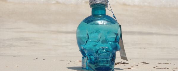 After Lyfe, la première vodka algérienne, avec son flacon en forme de skull. - Sputnik Afrique